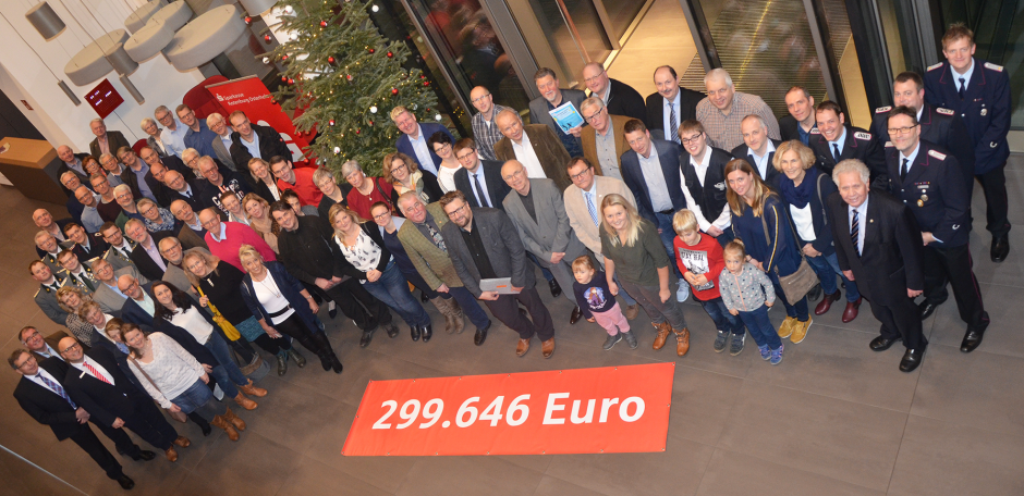 Sparkasse fördert 200 Vereine mit 299.646 Euro